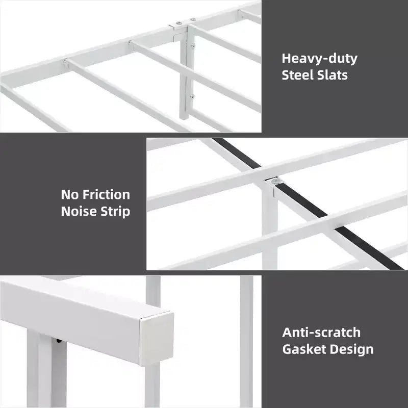 Struttura letto a piattaforma in rovere con 4 cassetti contenitore, Full, 1 persona