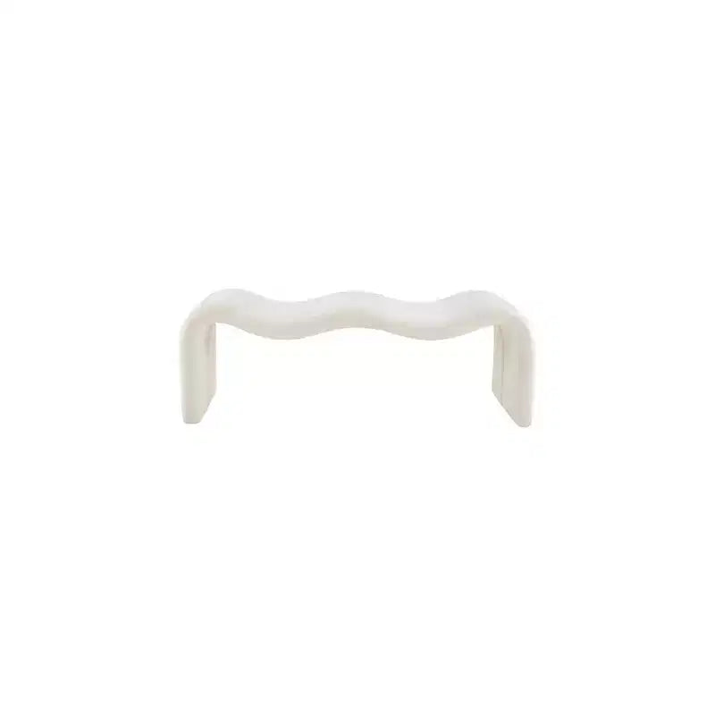 Panca rivestita in tessuto ciniglia – Beige / Nero / Crema / Grigio / Menta / Blu marino, Rettangolare, 1 posto