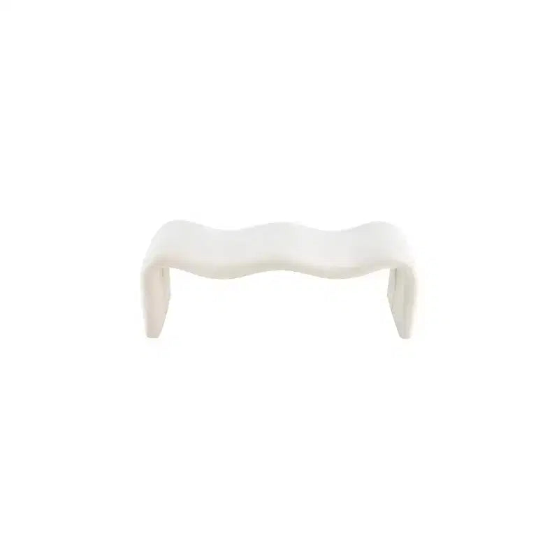 Panca rivestita in tessuto ciniglia – Beige / Nero / Crema / Grigio / Menta / Blu marino, Rettangolare, 1 posto