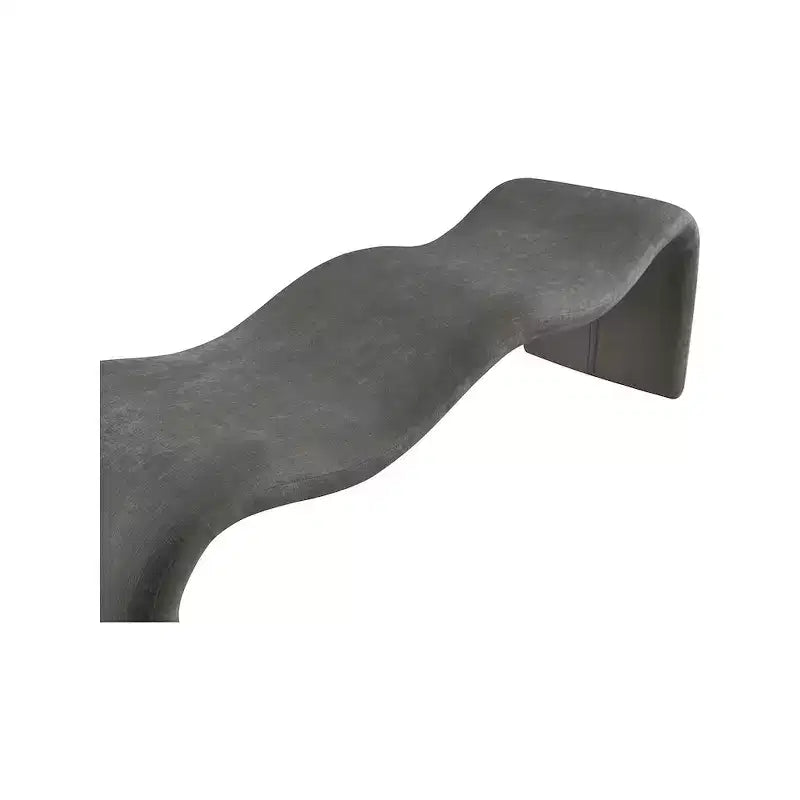 Panca rivestita in tessuto ciniglia – Beige / Nero / Crema / Grigio / Menta / Blu marino, Rettangolare, 1 posto
