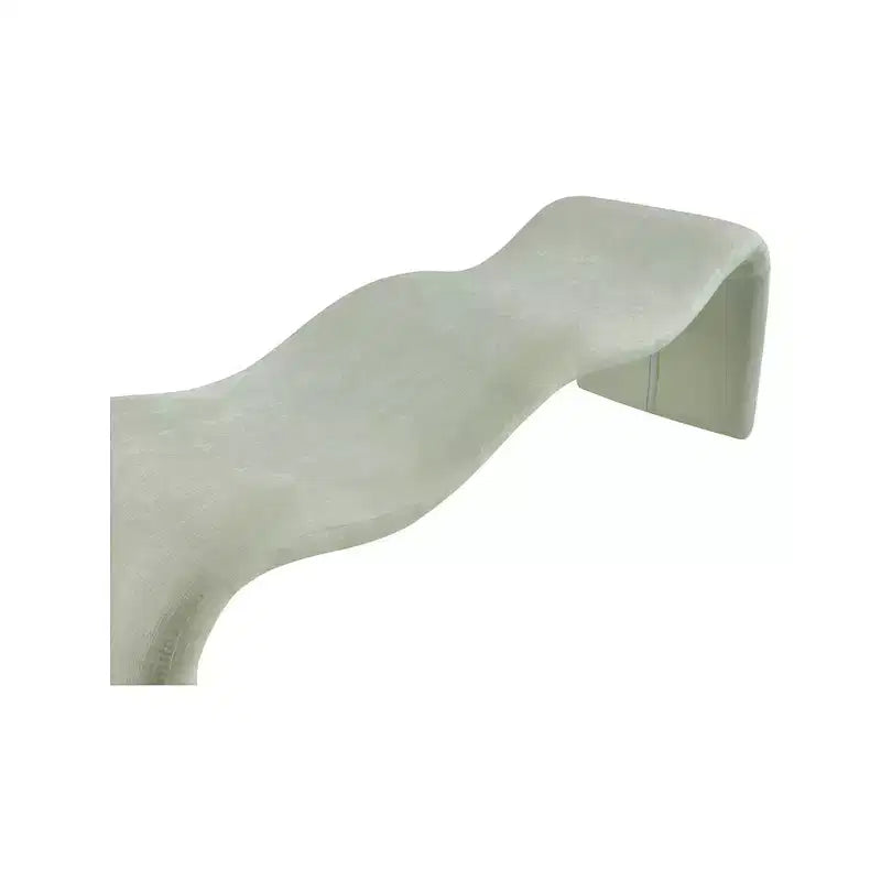 Panca rivestita in tessuto ciniglia – Beige / Nero / Crema / Grigio / Menta / Blu marino, Rettangolare, 1 posto