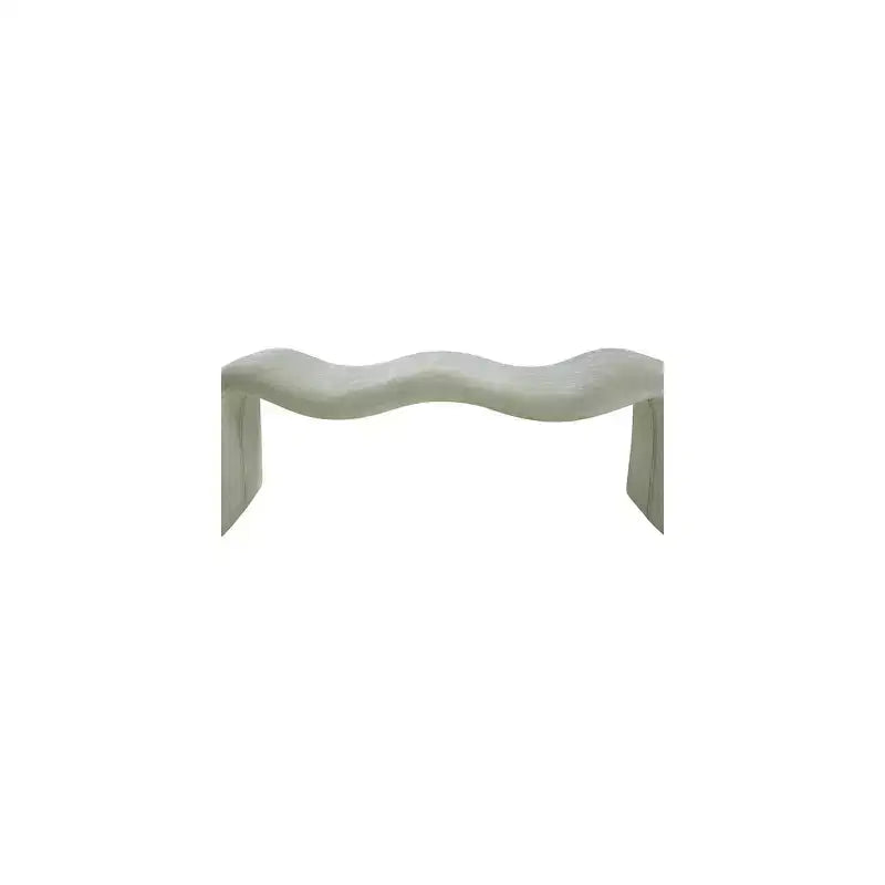 Panca rivestita in tessuto ciniglia – Beige / Nero / Crema / Grigio / Menta / Blu marino, Rettangolare, 1 posto