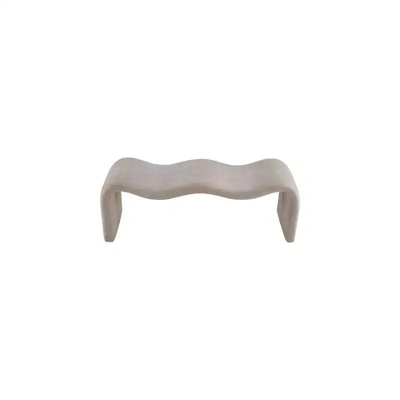 Panca rivestita in tessuto ciniglia – Beige / Nero / Crema / Grigio / Menta / Blu marino, Rettangolare, 1 posto