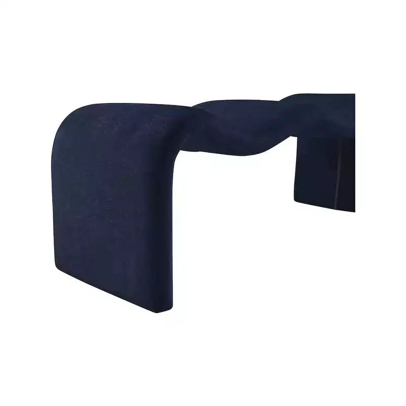 Panca rivestita in tessuto ciniglia – Beige / Nero / Crema / Grigio / Menta / Blu marino, Rettangolare, 1 posto