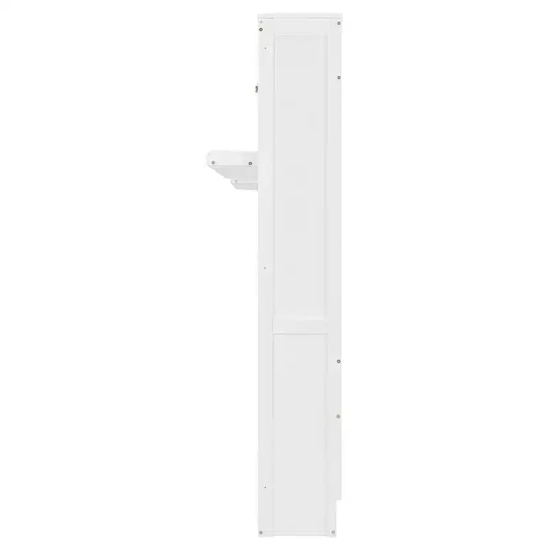 Letto a castello singolo/matrimoniale grigio/bianco con contenitore – Per 2 persone