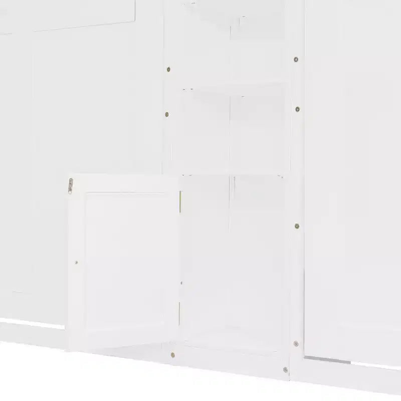 Letto a castello singolo/matrimoniale grigio/bianco con contenitore – Per 2 persone