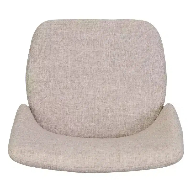 Sedia da pranzo imbottita in stile Mid-Century Modern, gambe in ferro, set da 2, vari colori