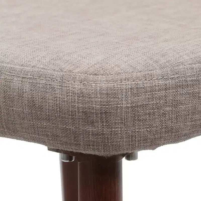 Sedia da pranzo imbottita in stile Mid-Century Modern, gambe in ferro, set da 2, vari colori