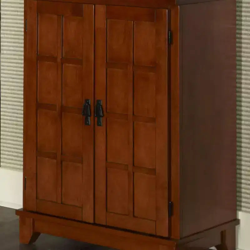 Dispensa a 4 ante e 4 ripiani Cottage Oak, montaggio per 1 persona