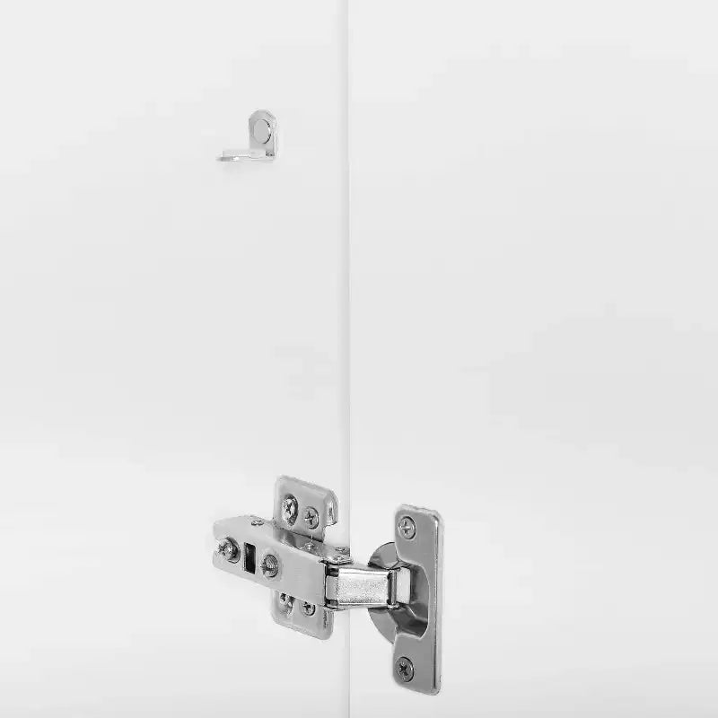 Set ingresso bianco 4 pezzi – Panchina, mensola, attaccapanni e dispensa armadio