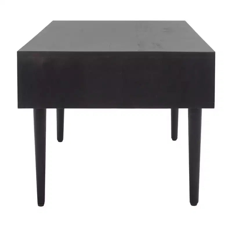 Tavolino da Salotto – Nero / Noce / Bianco Decapato | Rettangolare | Contenitore | 1 Pezzo