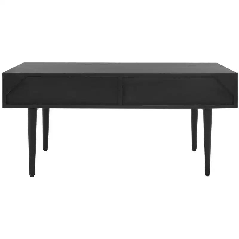 Tavolino da Salotto – Nero / Noce / Bianco Decapato | Rettangolare | Contenitore | 1 Pezzo