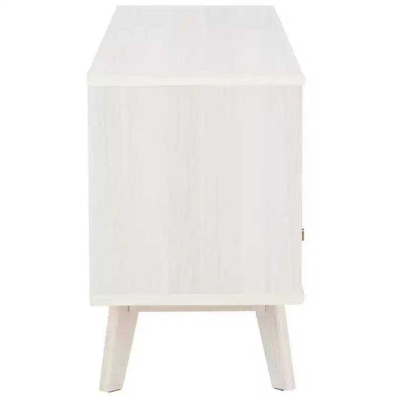Nero / Bianco sbiancato / Nero invecchiato / Rovere / Noce – Mobile TV/multimediale a 3 cassetti e 1 ripiano, per TV fino a 65"