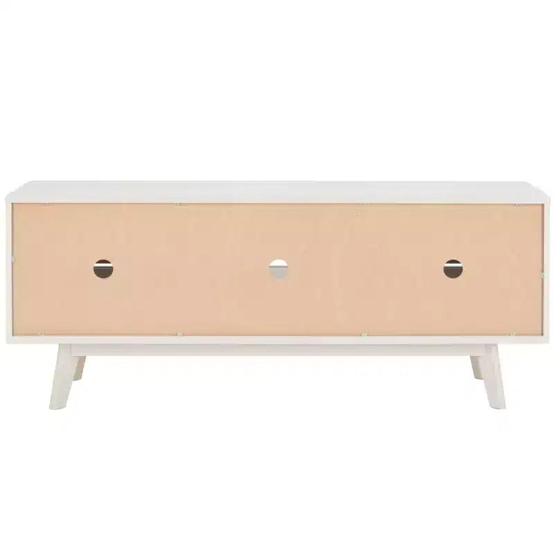 Nero / Bianco sbiancato / Nero invecchiato / Rovere / Noce – Mobile TV/multimediale a 3 cassetti e 1 ripiano, per TV fino a 65"