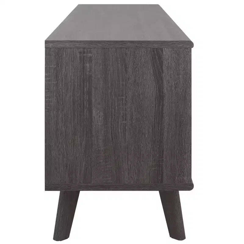 Nero / Bianco sbiancato / Nero invecchiato / Rovere / Noce – Mobile TV/multimediale a 3 cassetti e 1 ripiano, per TV fino a 65"
