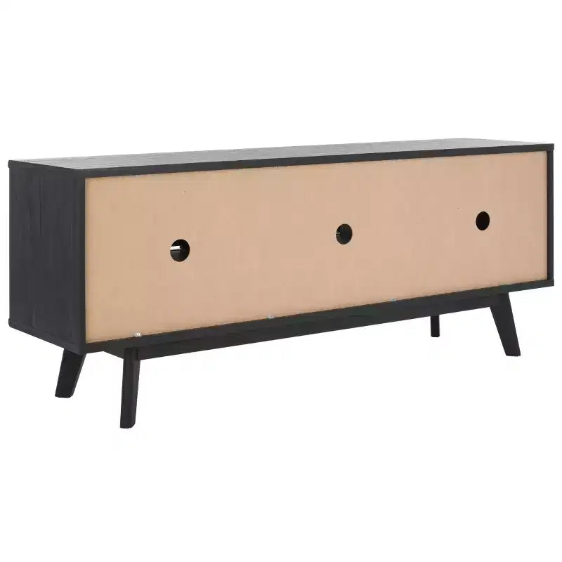 Nero / Bianco sbiancato / Nero invecchiato / Rovere / Noce – Mobile TV/multimediale a 3 cassetti e 1 ripiano, per TV fino a 65"