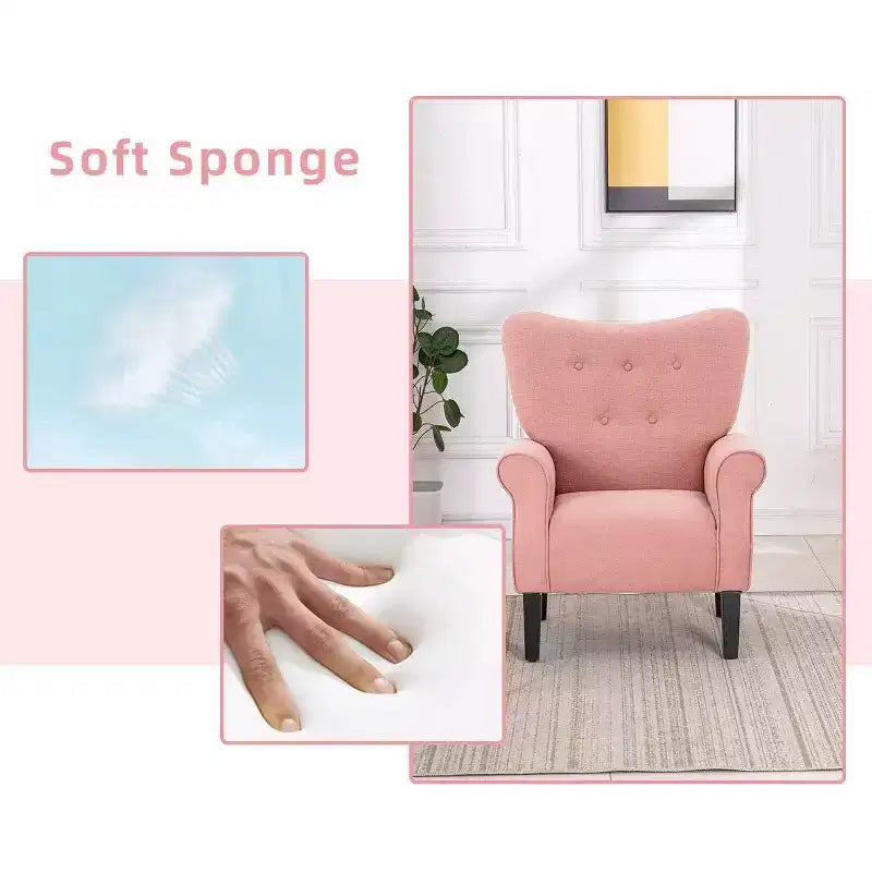 Beige / Multicolore / Arancione / Rosa / Viola / Rosso / Giallo – Poltrona con braccioli e schienale alto in velluto, posto singolo
