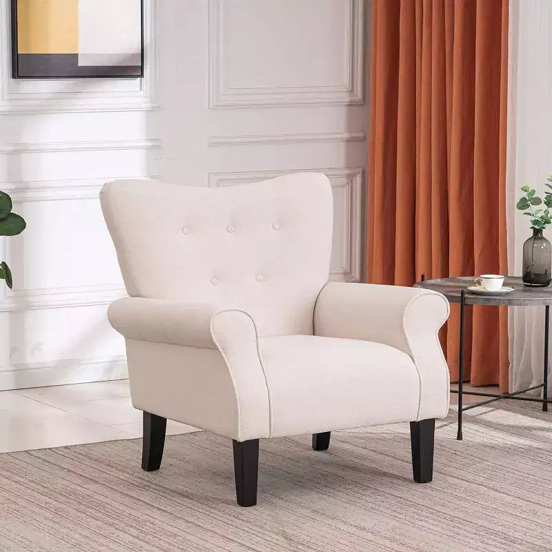 Beige / Multicolore / Arancione / Rosa / Viola / Rosso / Giallo – Poltrona con braccioli e schienale alto in velluto, posto singolo