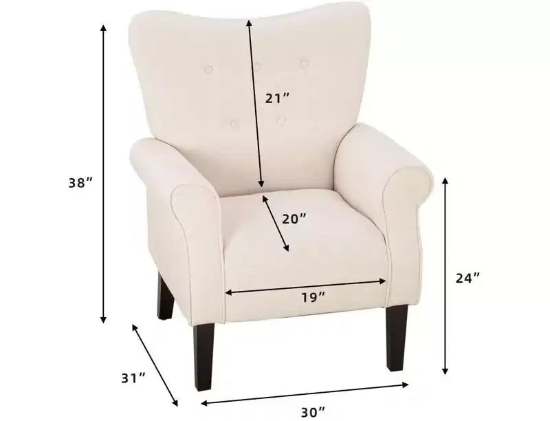 Beige / Multicolore / Arancione / Rosa / Viola / Rosso / Giallo – Poltrona con braccioli e schienale alto in velluto, posto singolo