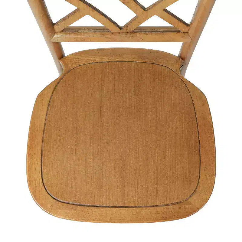 Sedie da pranzo impilabili in legno massello nere/noce pecan/bianche, set da 2